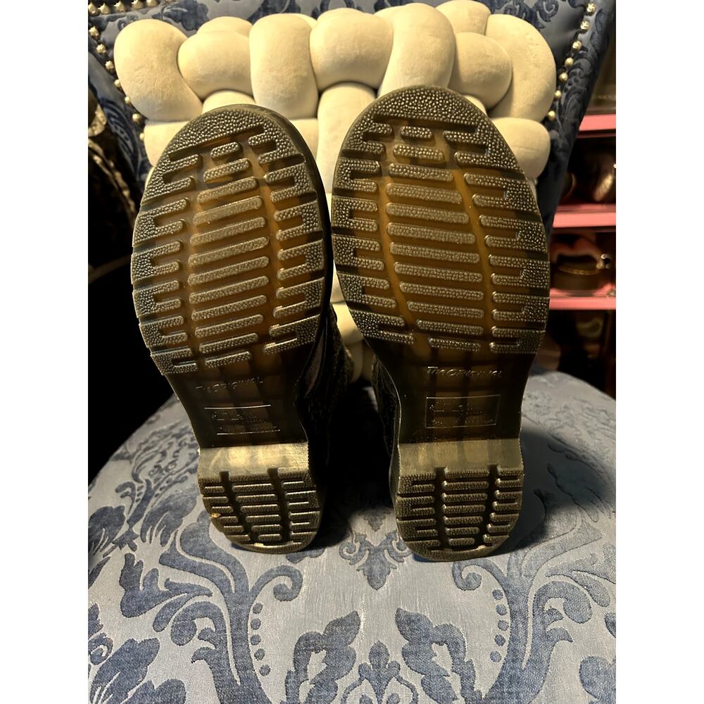 Dr Martens 1460 Grey Velvet Brocade size 7/EU 38 - Picture 6 of 7